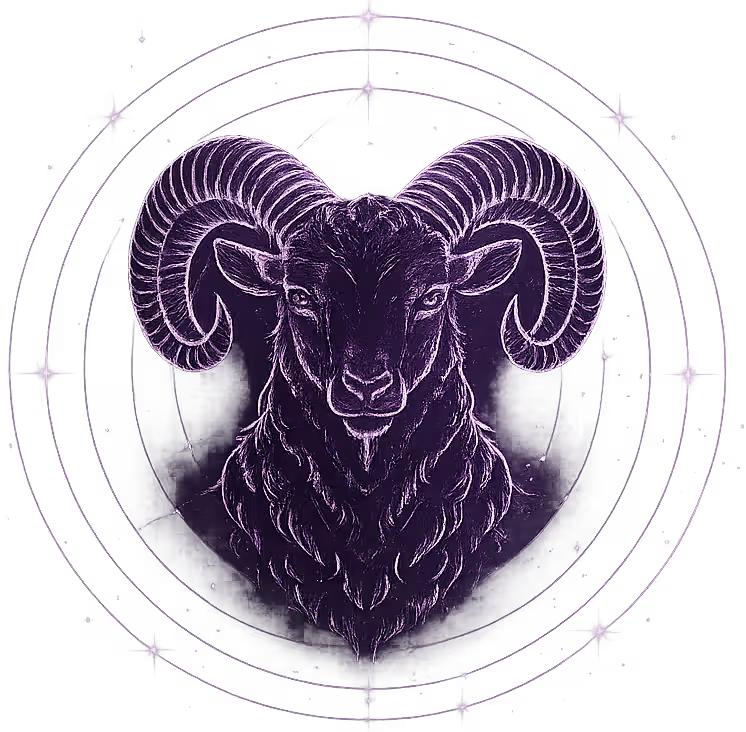 Aries ascendant icon